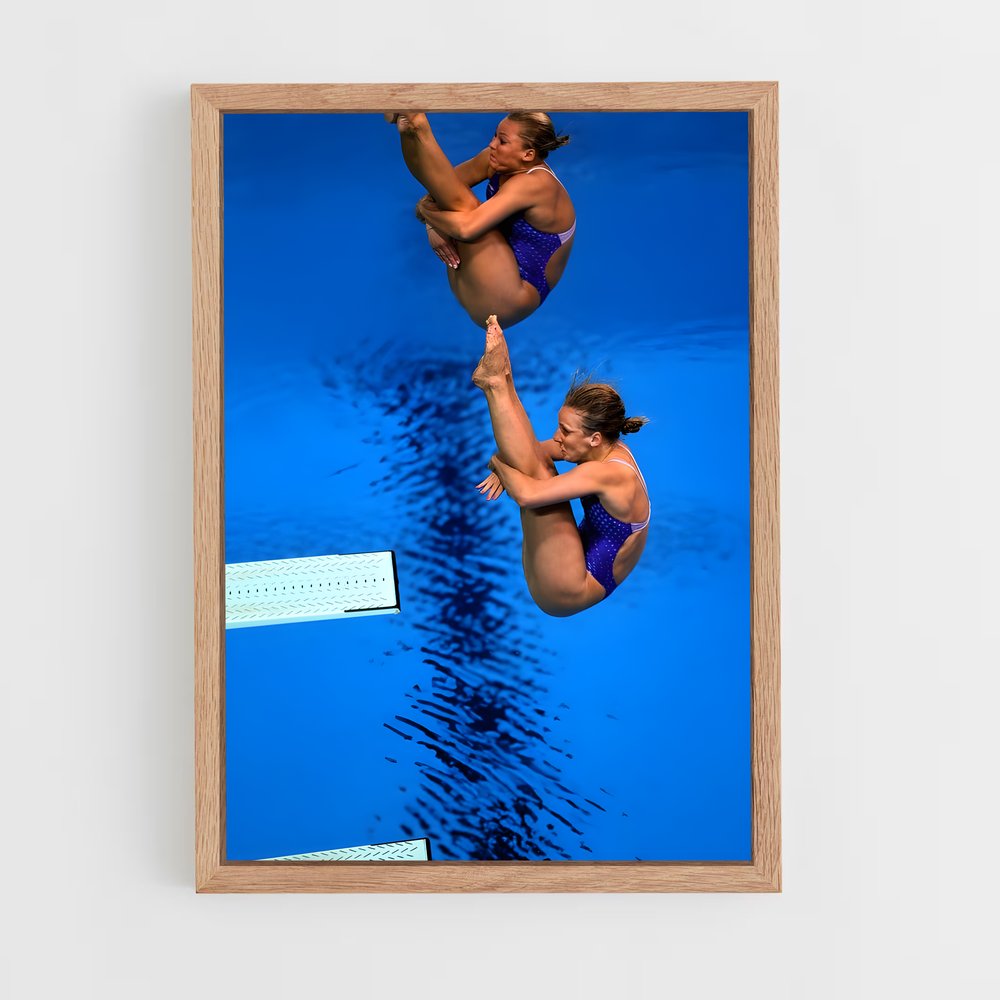 Poster Olympics springboard – affiche Plongeon au tremplin (vue 4)